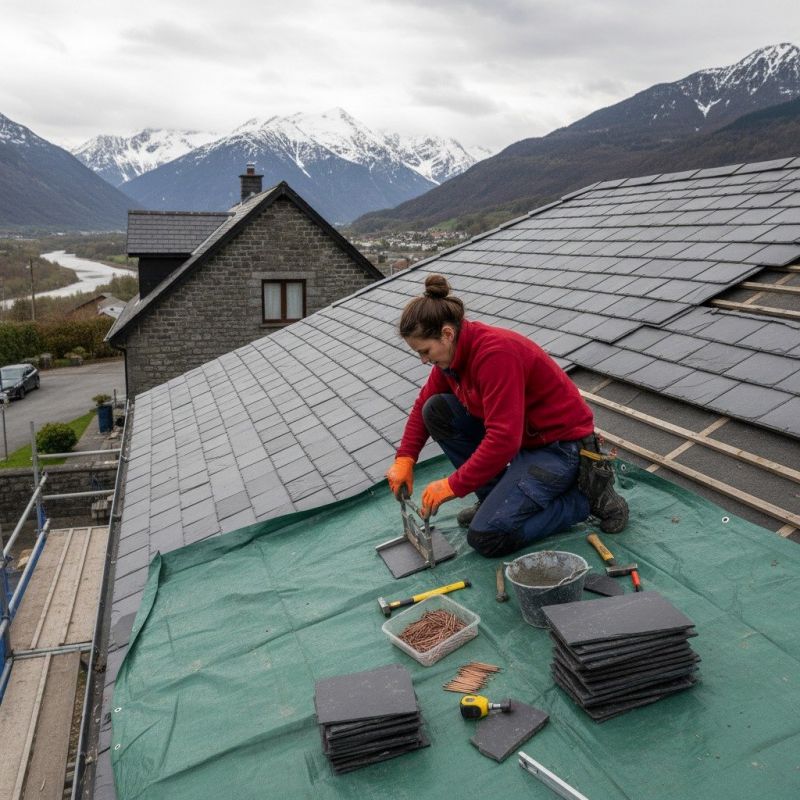 Tin Roof Repair detail